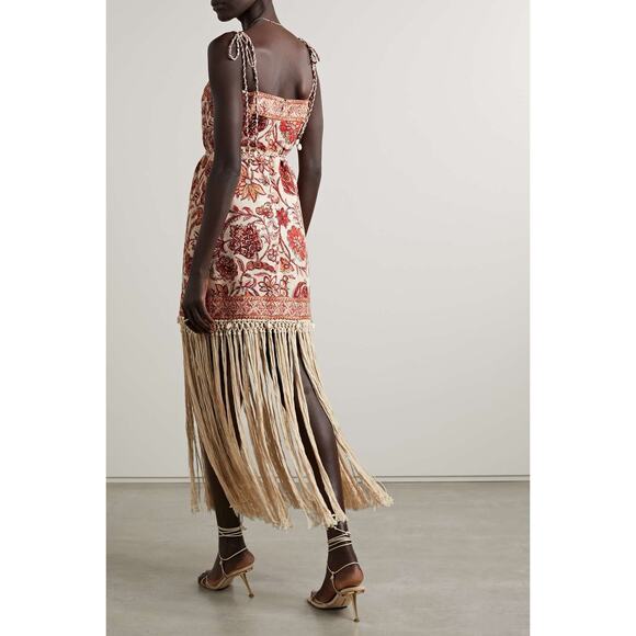 ❤️Zimmermann Linen Fringe Maxi Dress❤️ - Picture 2 of 3